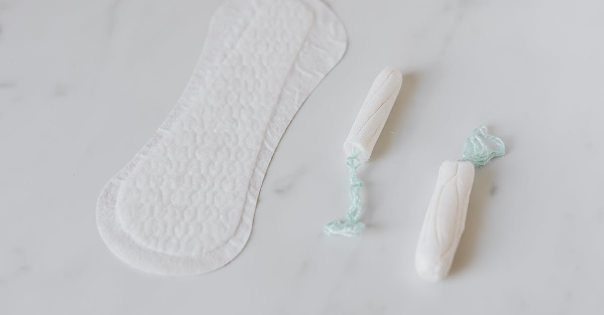 Unused b1/b2 valid visa - Tampons and daily liner on white surface