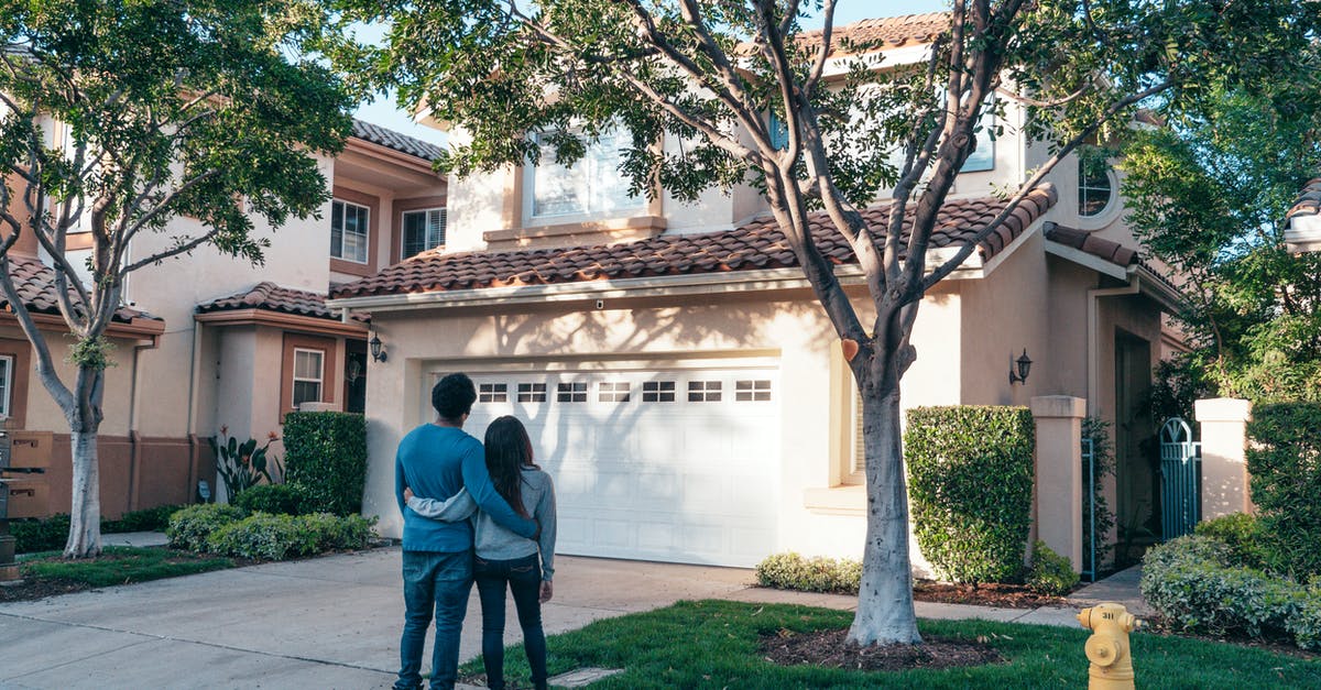 US Border With EU Wife [duplicate] - Couple Standing In Front of their House