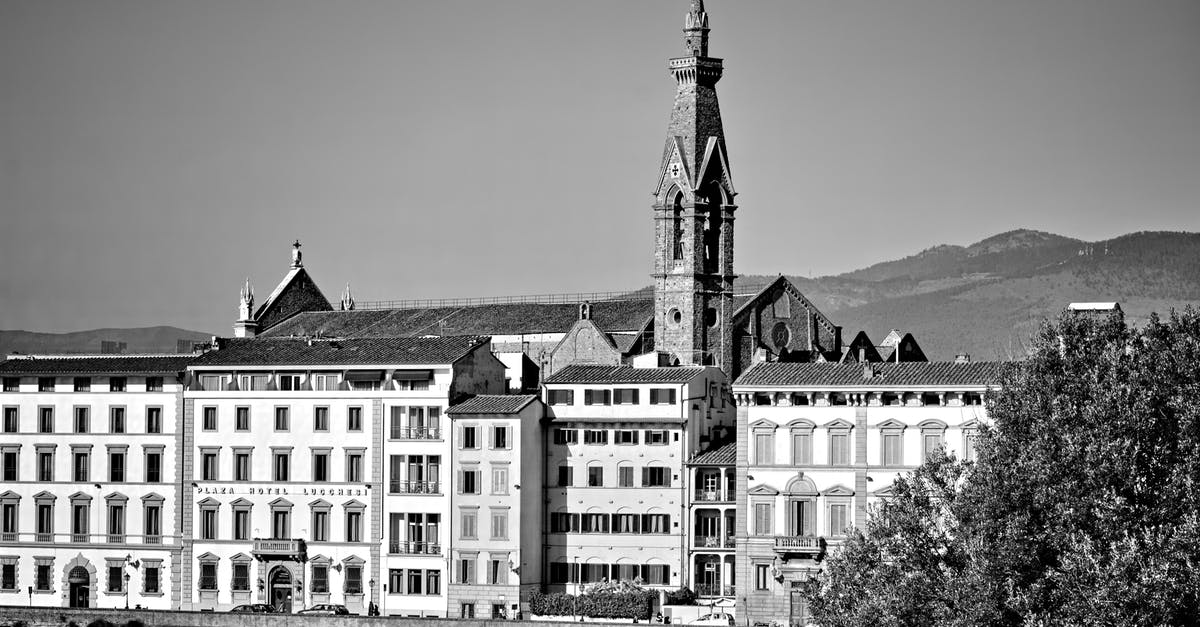 US Visa in Switzerland - Black and White Photo of Buildings in Switzerland