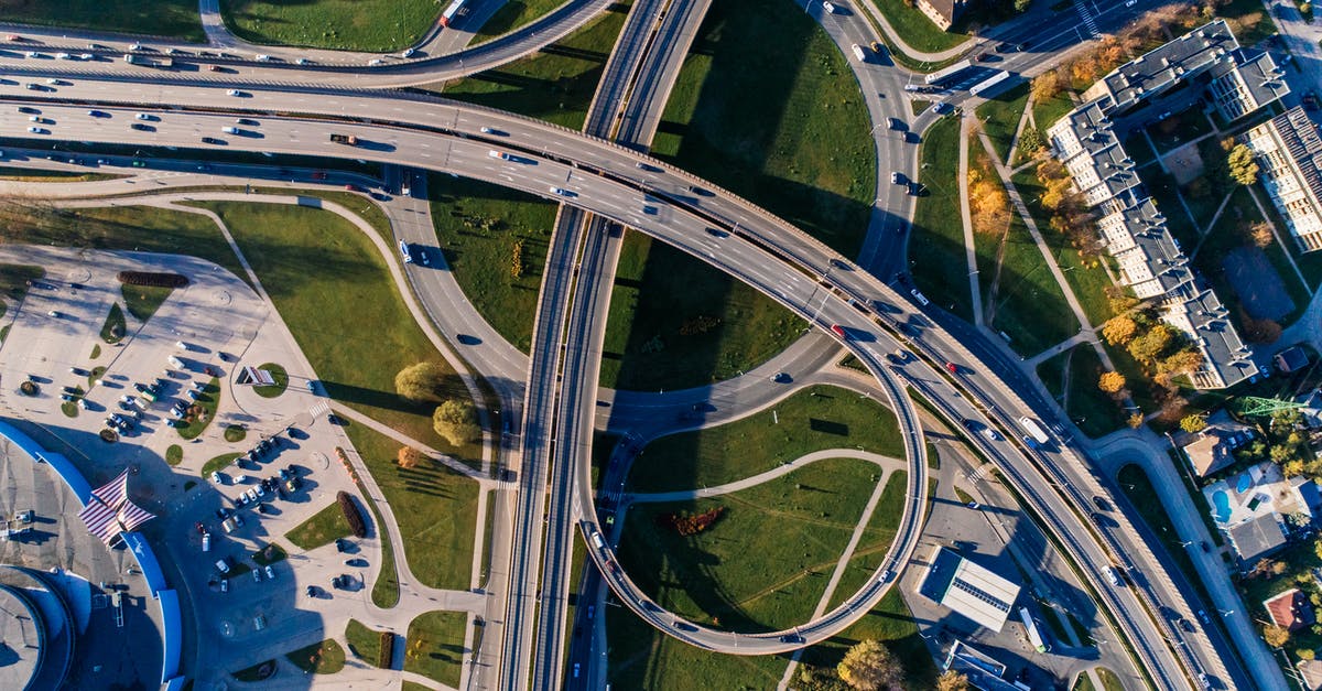 USA traveller in Europe longer than 90 days total - Aerial Photography of Concrete Bridge