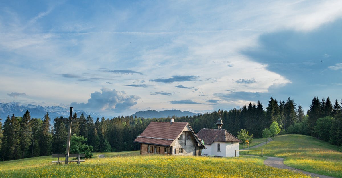 Use of unused Schengen visa to travel to Switzerland - White and Brown House on a Green Field Under Blue Sky