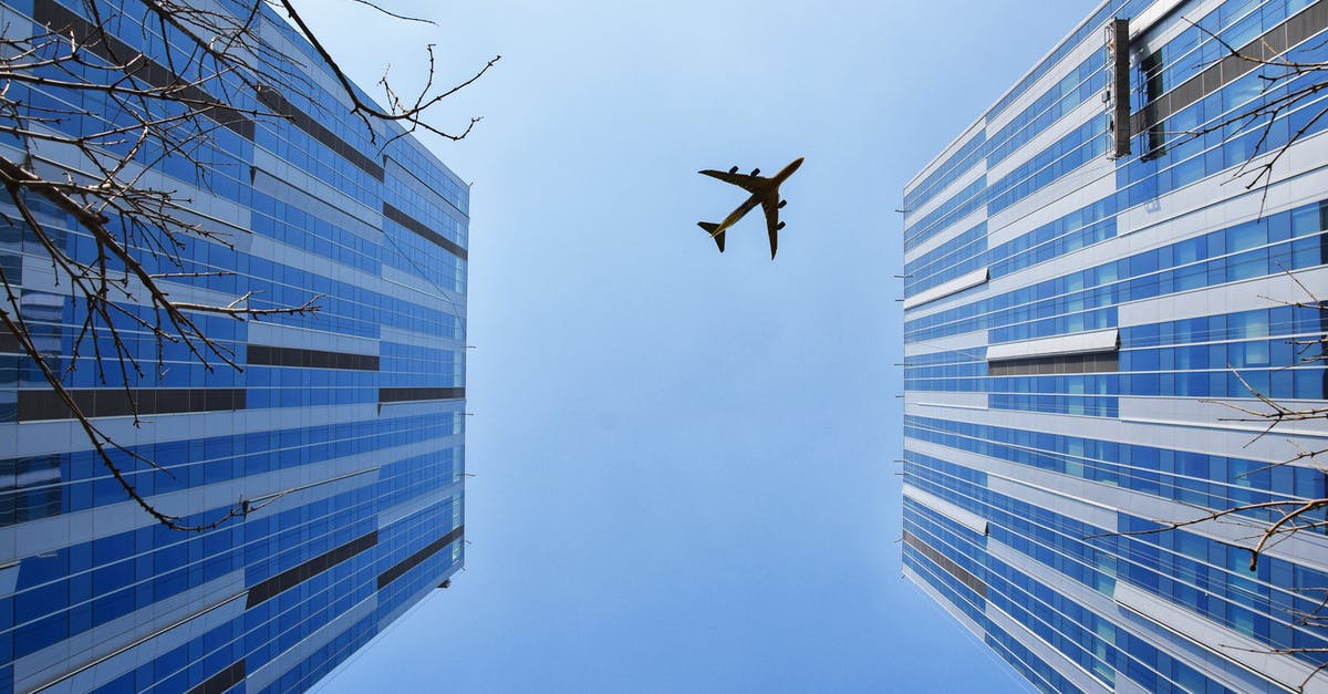 Using restroom on airplane while fasten seatbelt light is on? - Airplane Near Blue and Grey Building