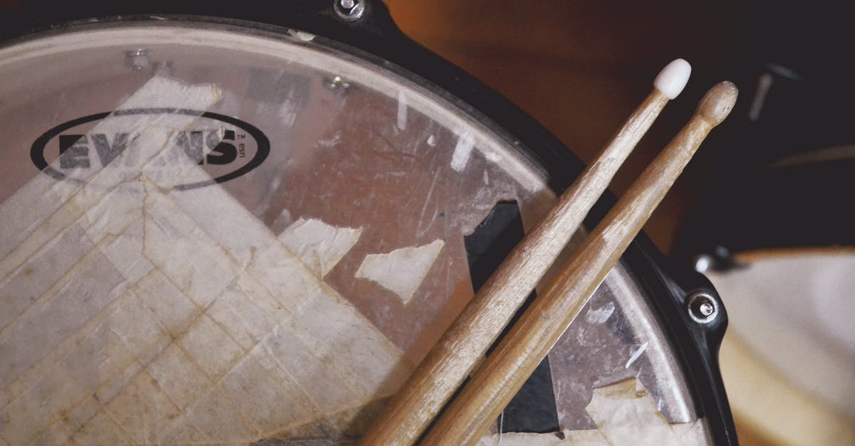 VAT Refund on Used Musical Instruments - Drum Stick on Drum Top