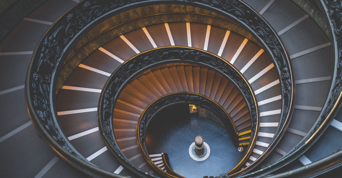 Vatican spiral staircase - Empty Spiral Staircase