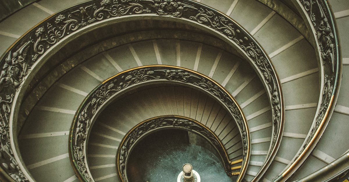 Vatican spiral staircase - Gray Spiral Stairs