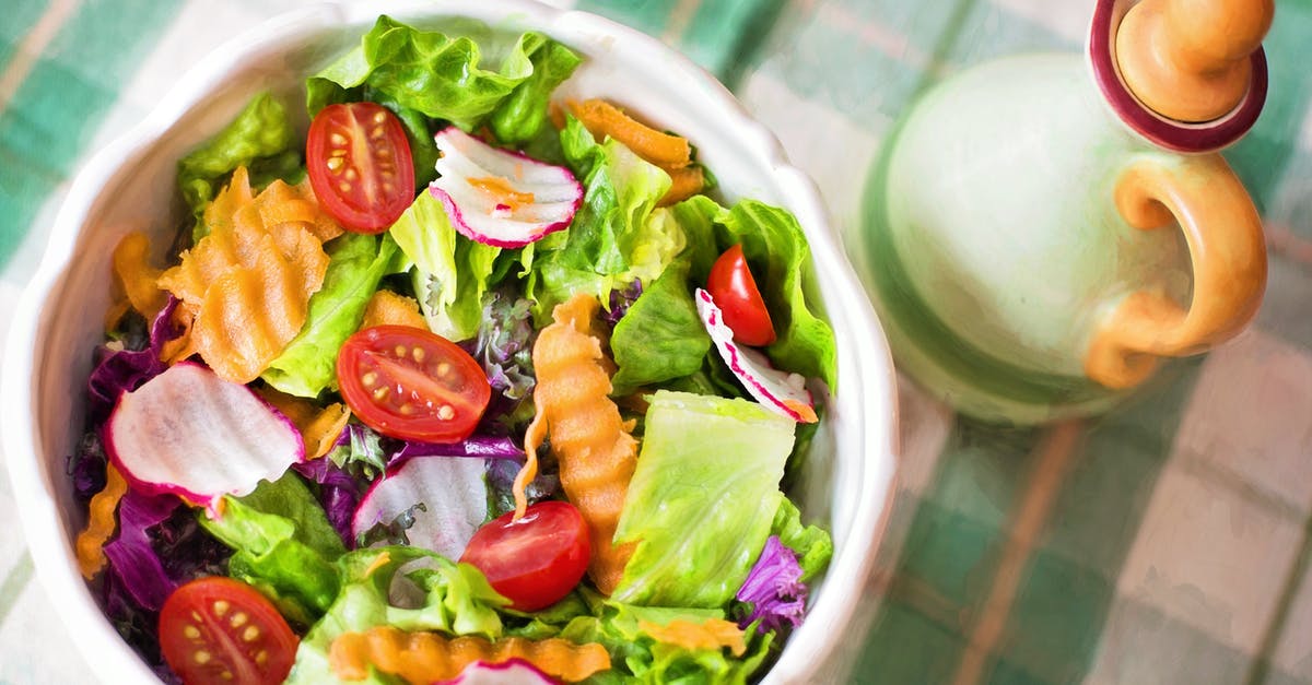 Vegetarian dishes in Cuba - Close-up of Salad in Plate