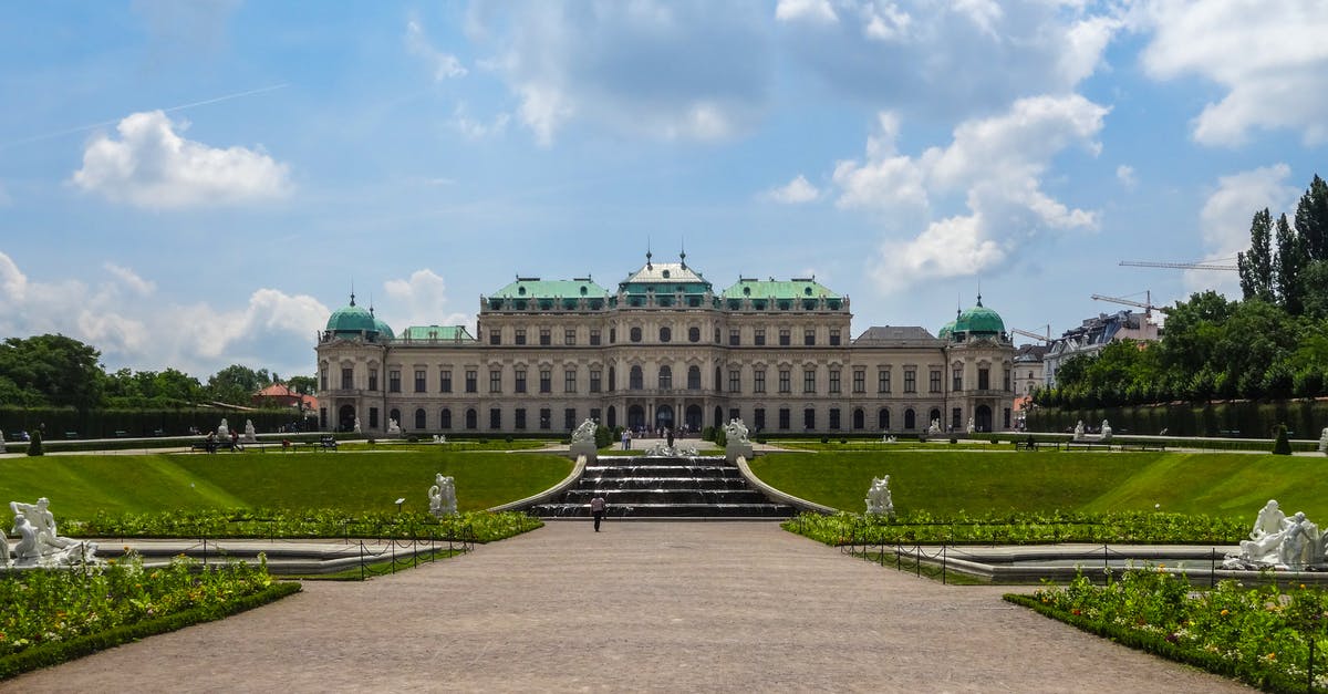 Vienna, Austria: Recommendations for affordable overnight parking? - Beautiful Belvedere Palace Under the Sky