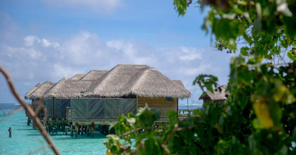 Visa for the Maldives - Brown Wooden House on Green Water