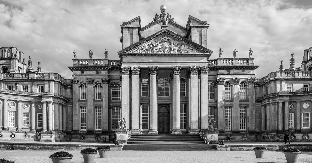 Visa for volunteering in England - Grayscale Photo of Concrete Building