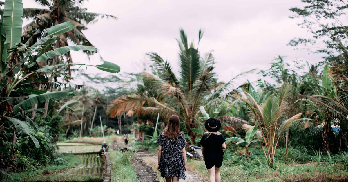 Visiting Australia - Can I go for a week, leave for two weeks, and come back for two months? [closed] - Two Women Tourists Walking on Rice Field 