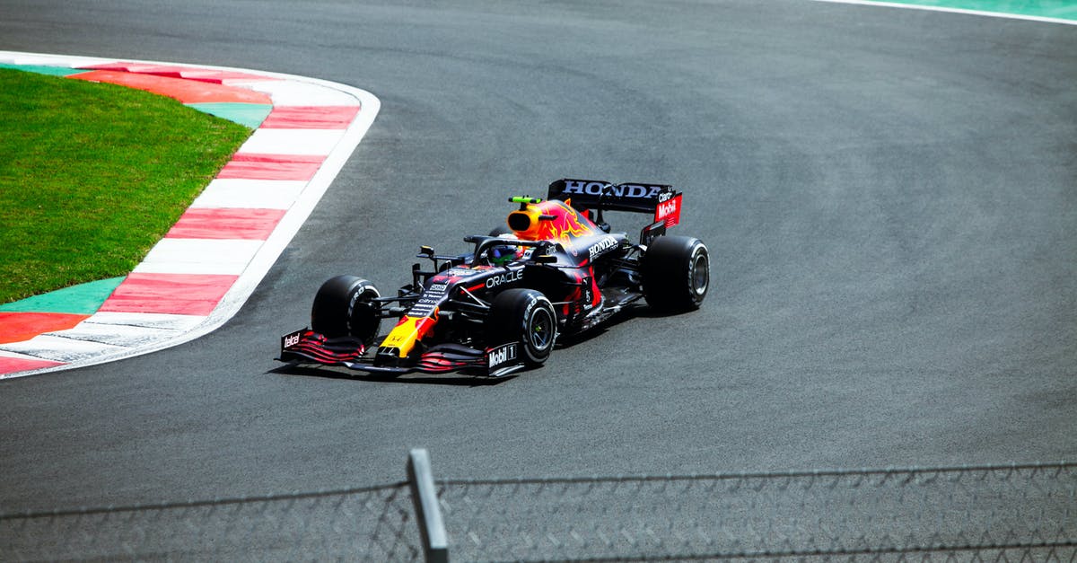 Visiting Indian Formula One circuit in Greater Noida - Formula One Car on a Race Track