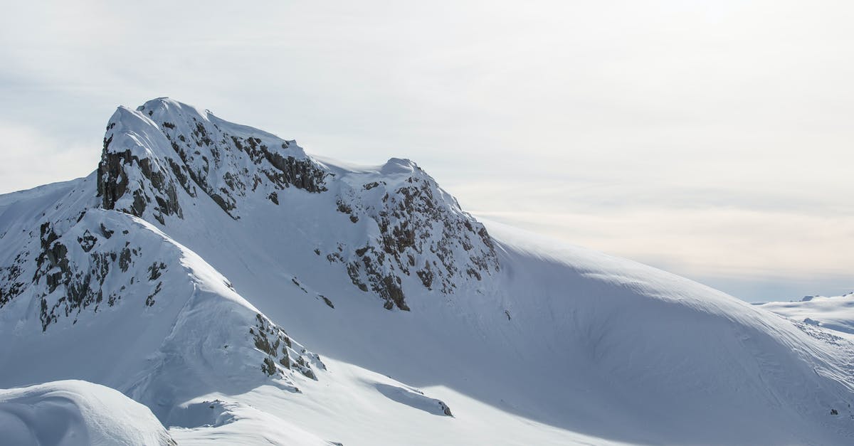 Visiting Salmon Glacier, near Stewart, British Columbia (Canada)/Hyder, Alaska (USA) - Mountain Covered With Snow