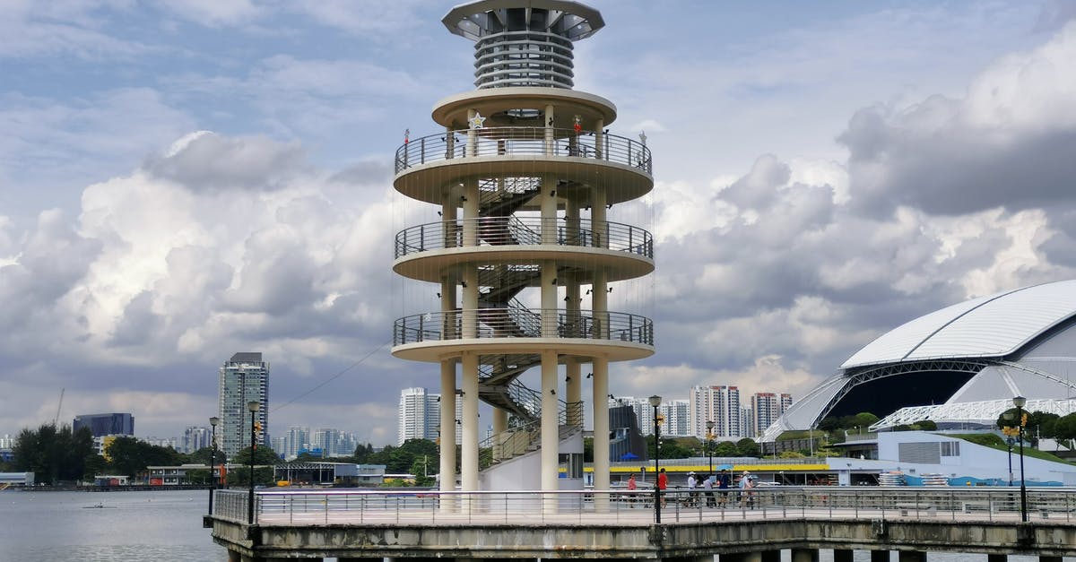 Visiting the port of Antwerp - Tanjong Rhu Pier and Lookout Tower