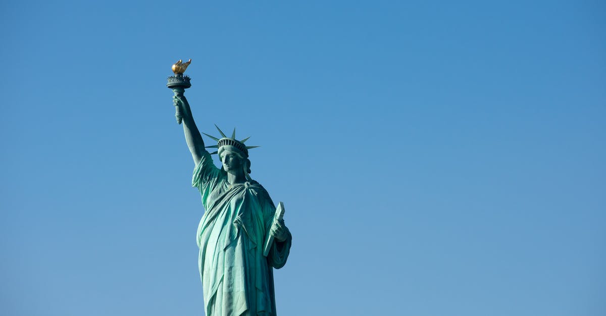 Visiting the statue of Liberty - Statue of Liberty