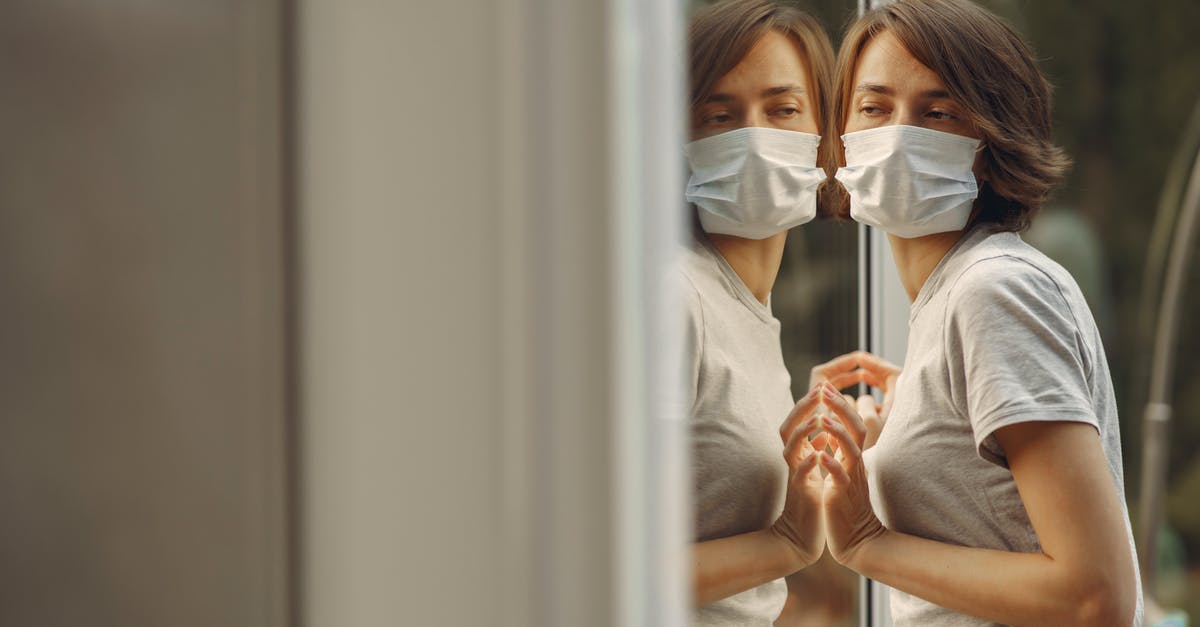 Visiting UK shortly before Tier 2 application - Woman in Gray Shirt Wearing White Face Mask Leaning on Glass Window