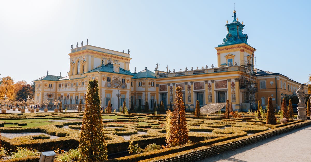 Visiting Warsaw Rising Museum with luggage - The Architecture of King Jan Wilanow Palace at Warsaw England