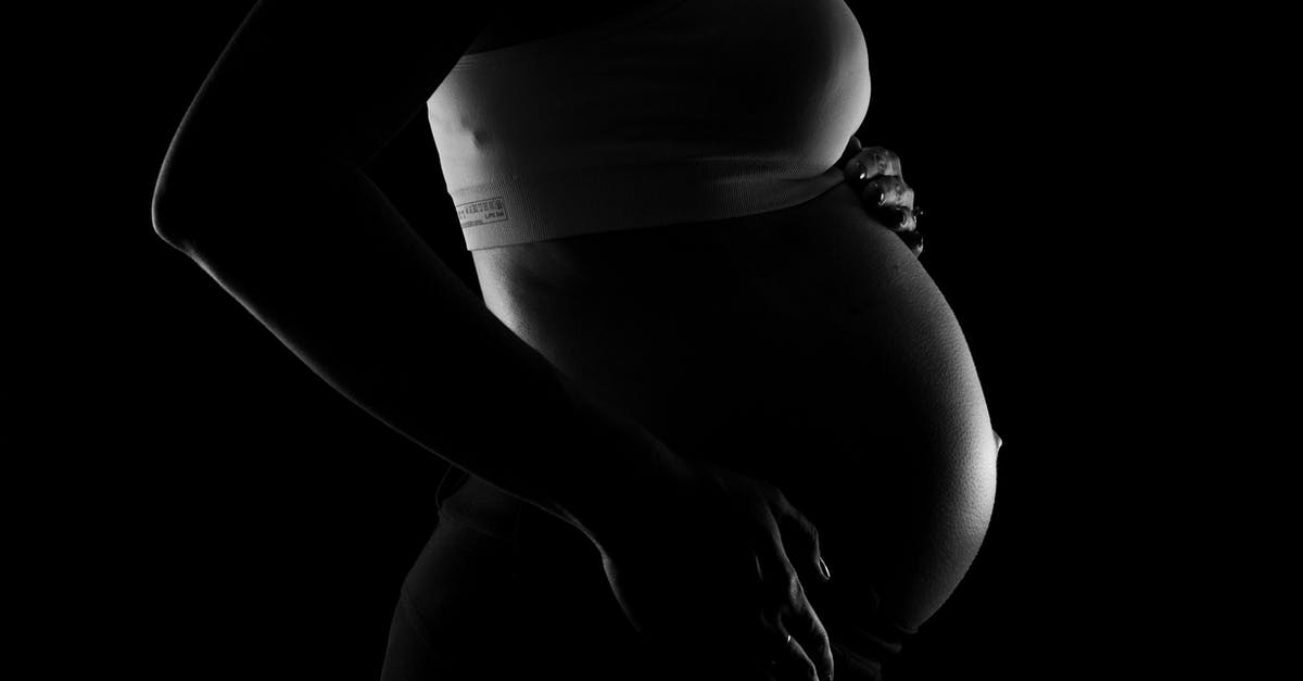 Wait between trips [closed] - Gray scale Photo of a Pregnant Woman 