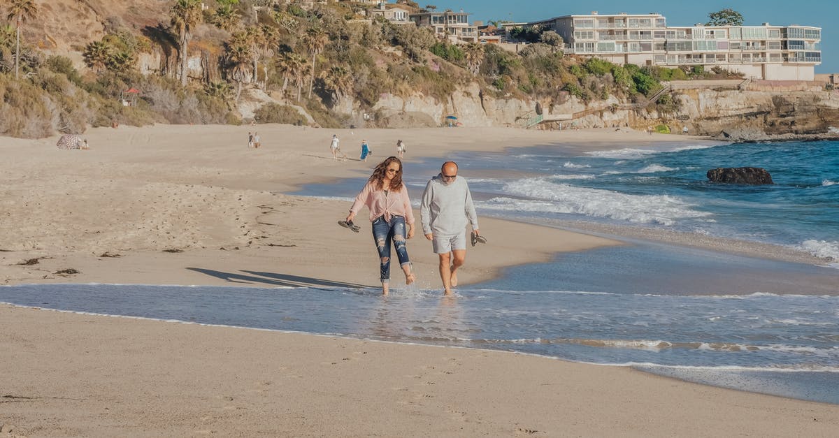 Walking tours in Holland - Man and Woman Walking on Beach