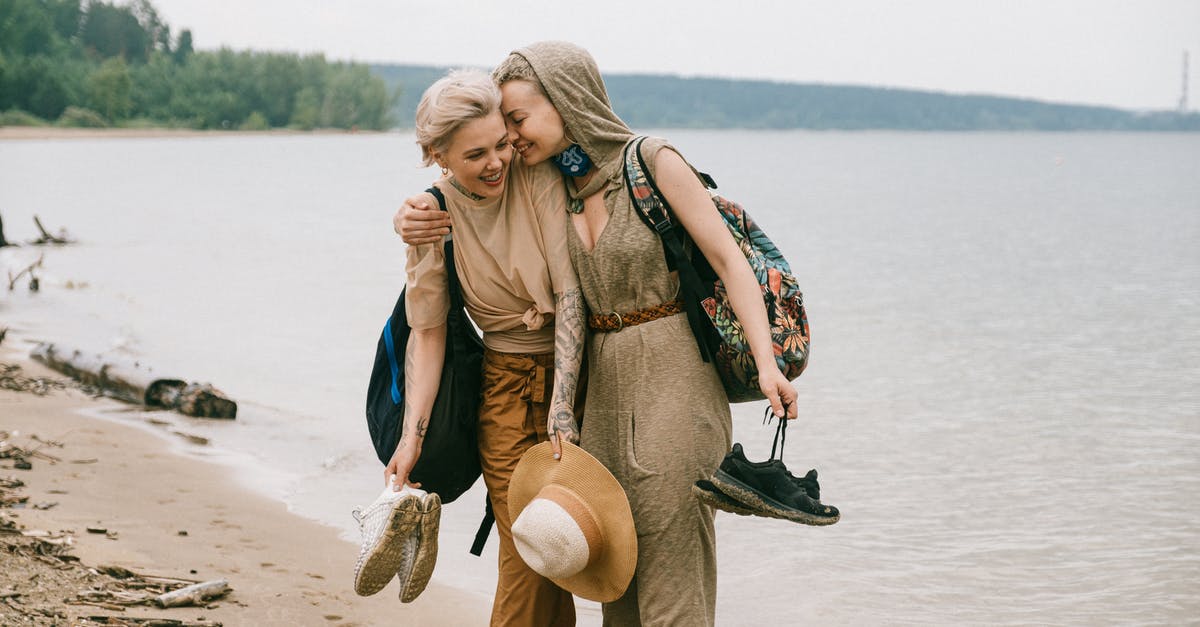 Want to travel to US on B1/B2 visa with wife - Photo of Women Embracing While Standing on Beach