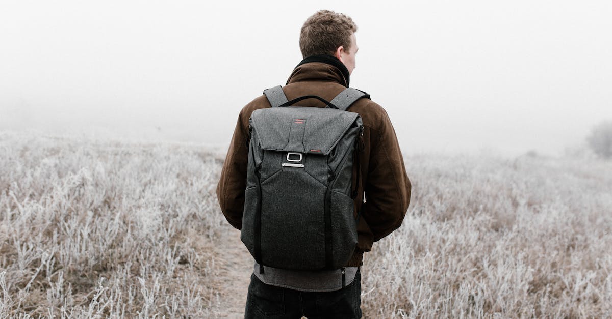 Website resources for 'out there' jobs related to travel - Man Standing on Field Carrying a Backpack