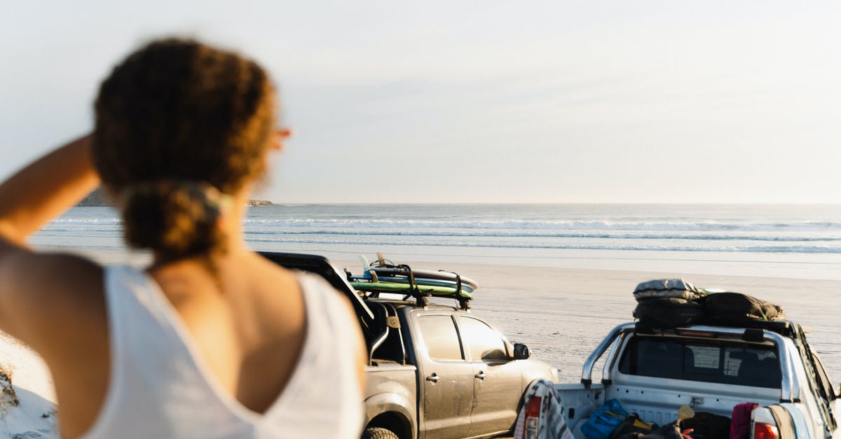 Website to arrange rides with trucks - Free stock photo of beach, dawn, girl