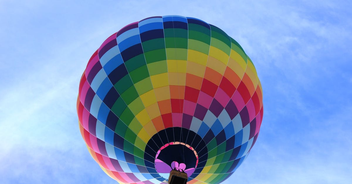 What are possible reasons for this strange flight pattern? - Hot Air Balloon Flying Under Blue Sky during Daytime