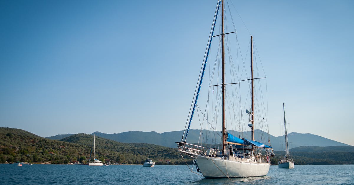 What are some good resources for sailing in Greece? - White and Black Boat Surrounded by Body of Water Under Blue Sky