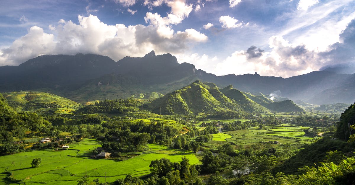 What are the current travel restrictions in Vietnam? - Green Field and Trees Under Cloudy Sky