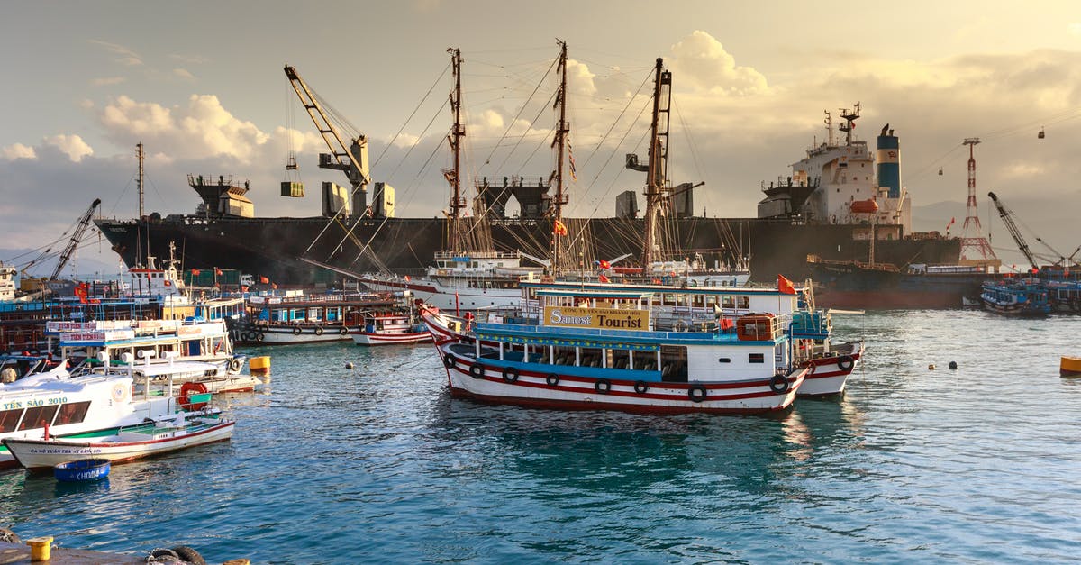 What are the security procedures at Holyhead ferry port? - White and Blue Ship on Sea Water