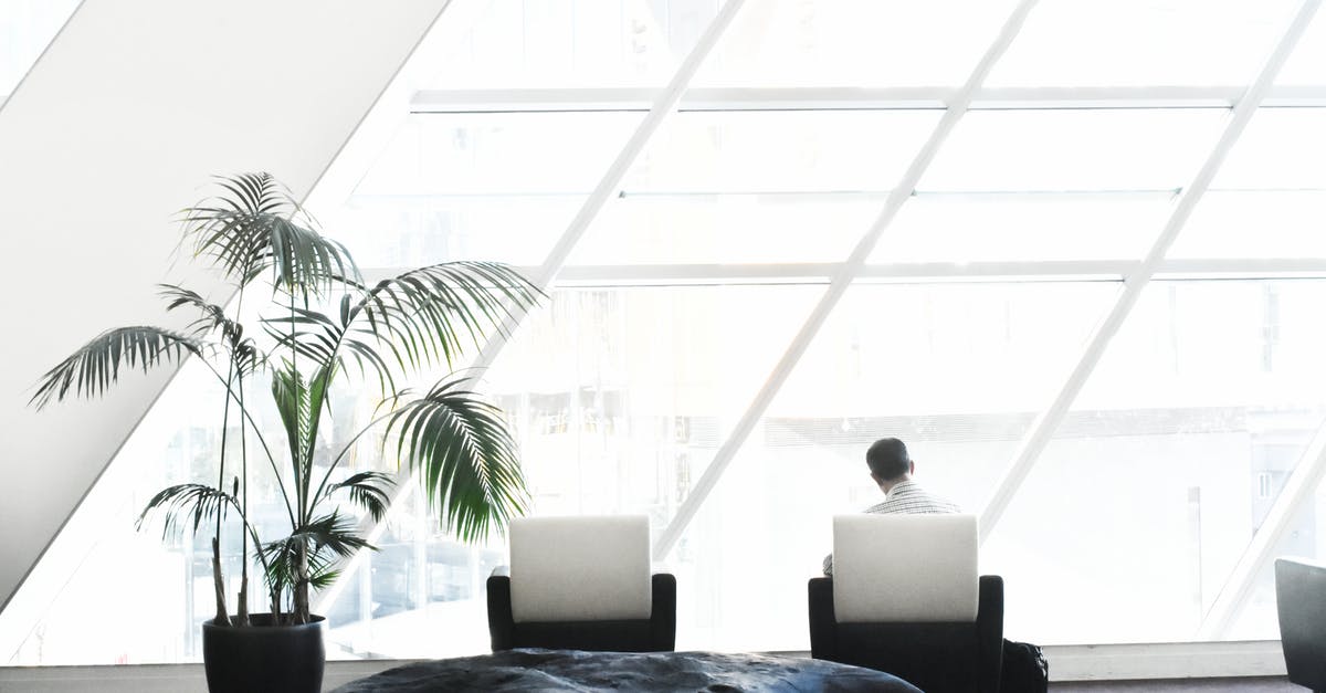 What are these chair-like things in hotels? - Man in White Dress Shirt Sitting on Black and White Tube Chair