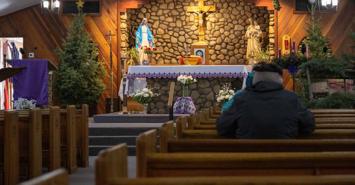 What Catholic churches are these? - People Sitting on Brown Wooden Bench