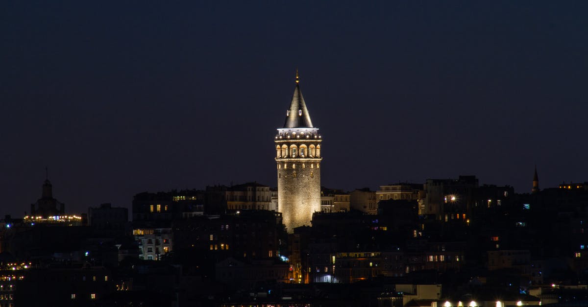 What city skyline is this picture of? - White Concrete Building during Night Time