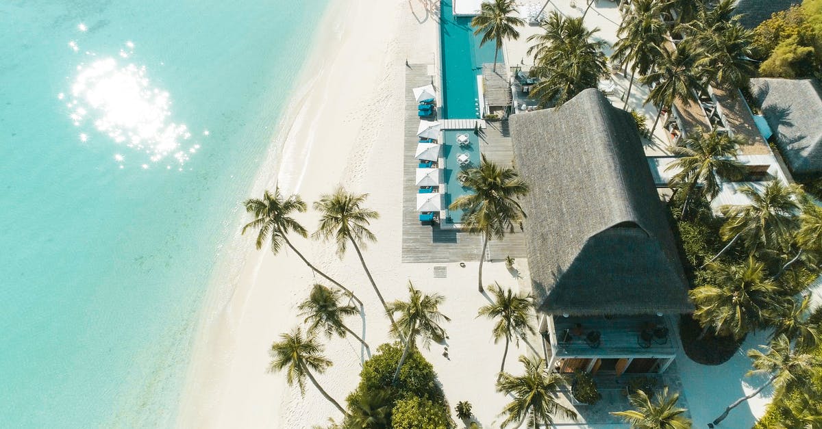 What does "early bird rate" mean in hotel reservations? - Aerial View of Beach Resort