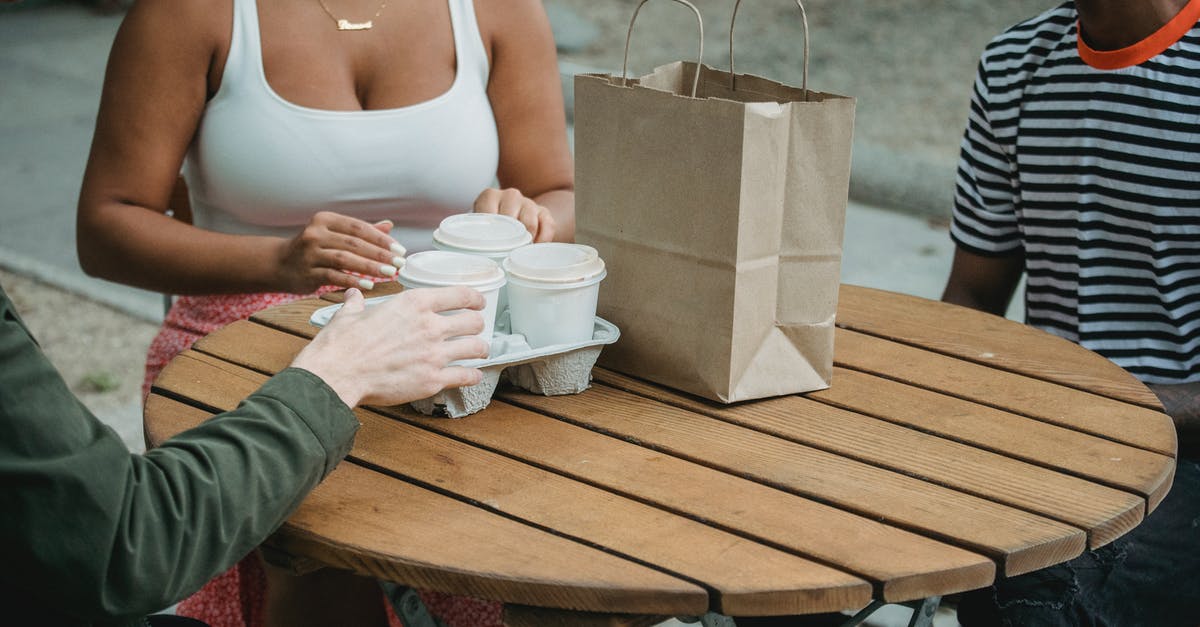 What does the acronym "ECO" mean in discussions of visas? - Anonymous multiethnic friends having break with takeaway beverages in outdoor cafe