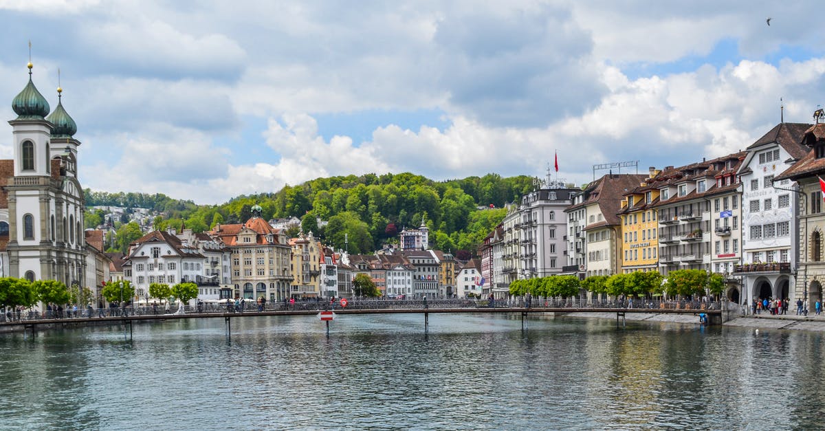 What does under two years old mean? - Calm river flowing in old town