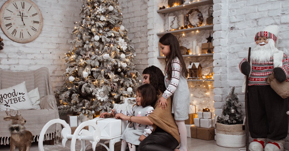 What gift do girls prefer in Belarus? [closed] - Mother and Daughters Sitting Together Beside a Christmas Tree