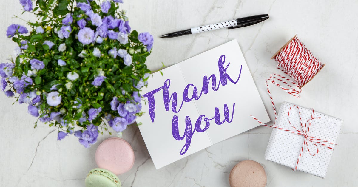 What happens if you miss a connecting flight? - Purple Petaled Flower and Thank You Card