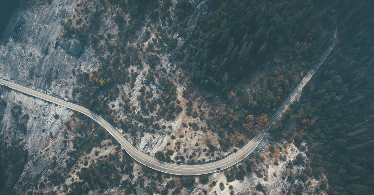 What is a "penalty for a driving offence?" - Aerial View of Road and Trees