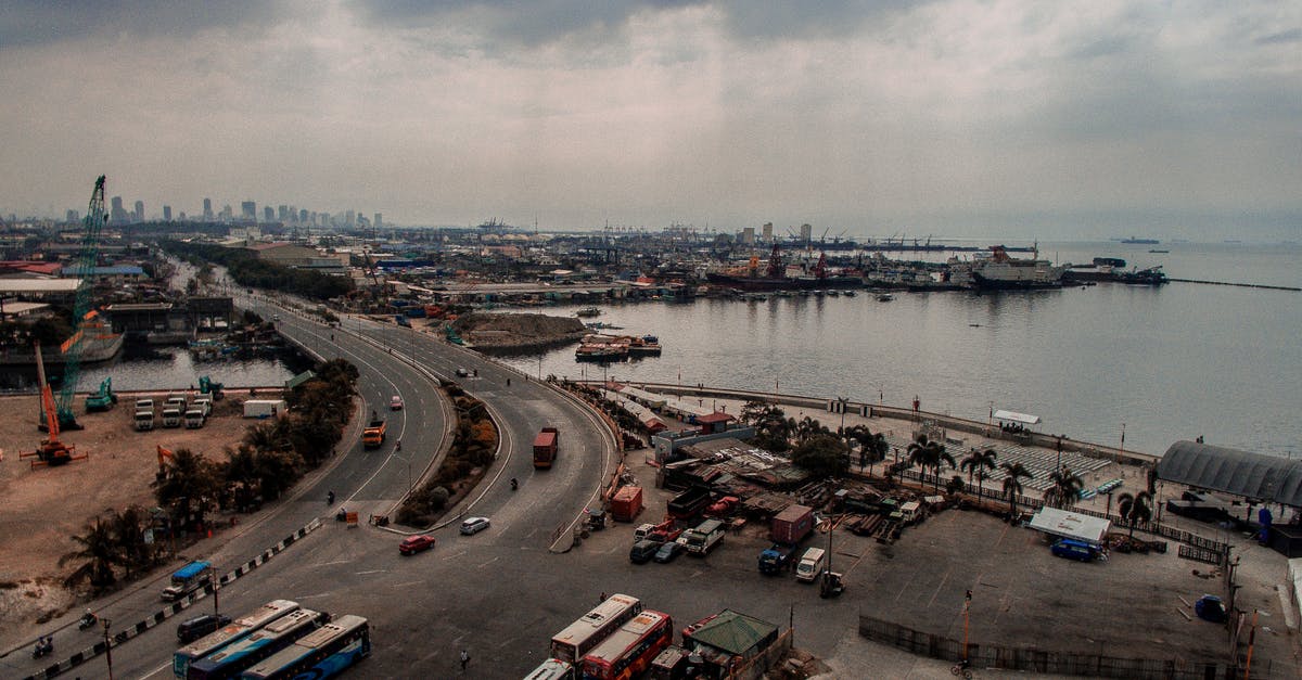 What is my port of entry into India? - Aerial View of City Buildings Near Body of Water