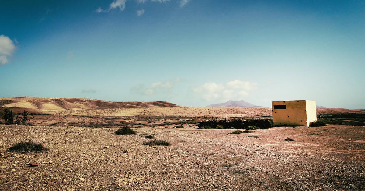 What is the most isolated building in the world? - White Concrete Building on Desert