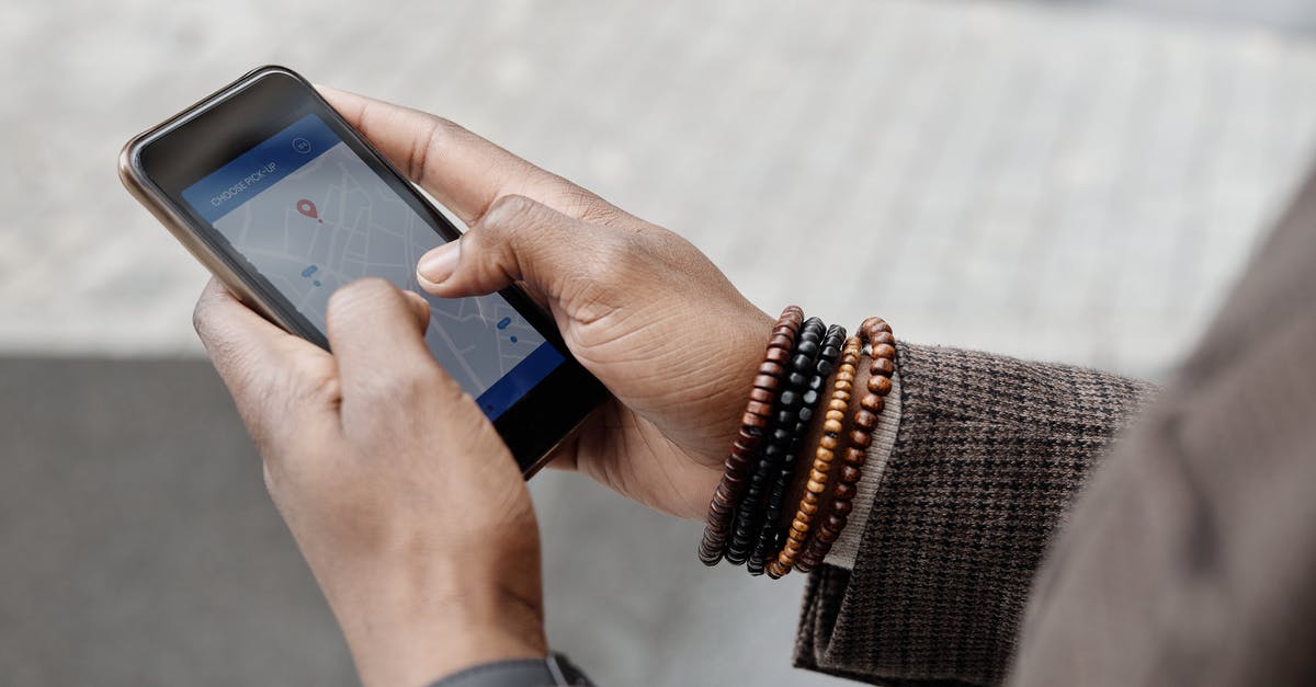 What is the use of "start"option in google maps? - Person Wearing Bracelets Holding Black Phone 