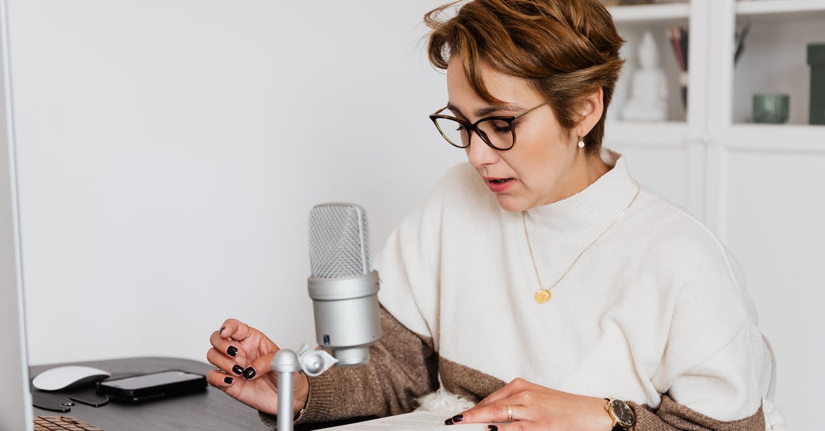 What should a sponsor tell the ECO? - Female narrator in glasses reading out loud from book while sitting at desk with microphone and recording audiobook in cozy study