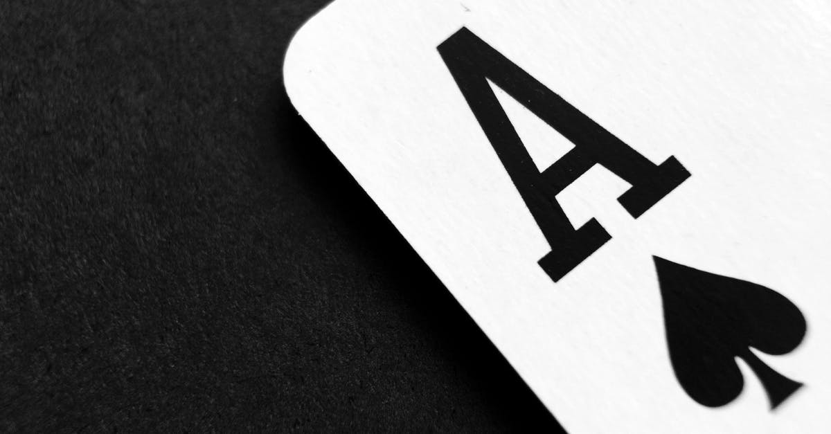 What to do in Las Vegas without having to sin? - Ace of Spade Playing Card on Grey Surface