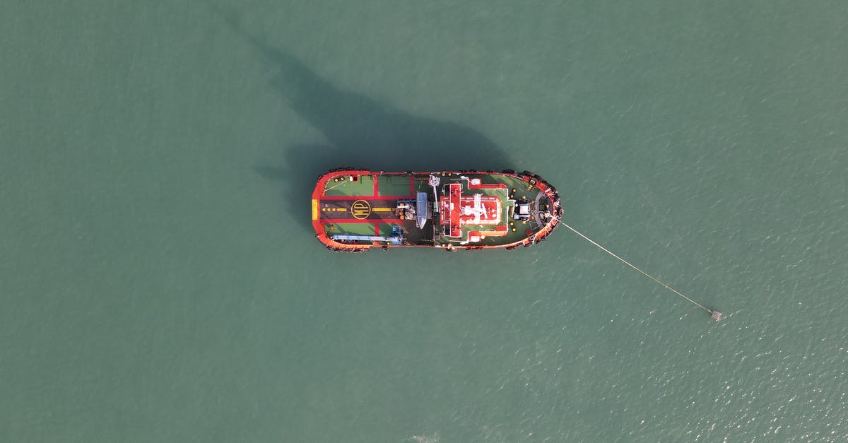 What vessel did I photograph? How would I tell? - Aerial Footage of a Boat on Body of Water 