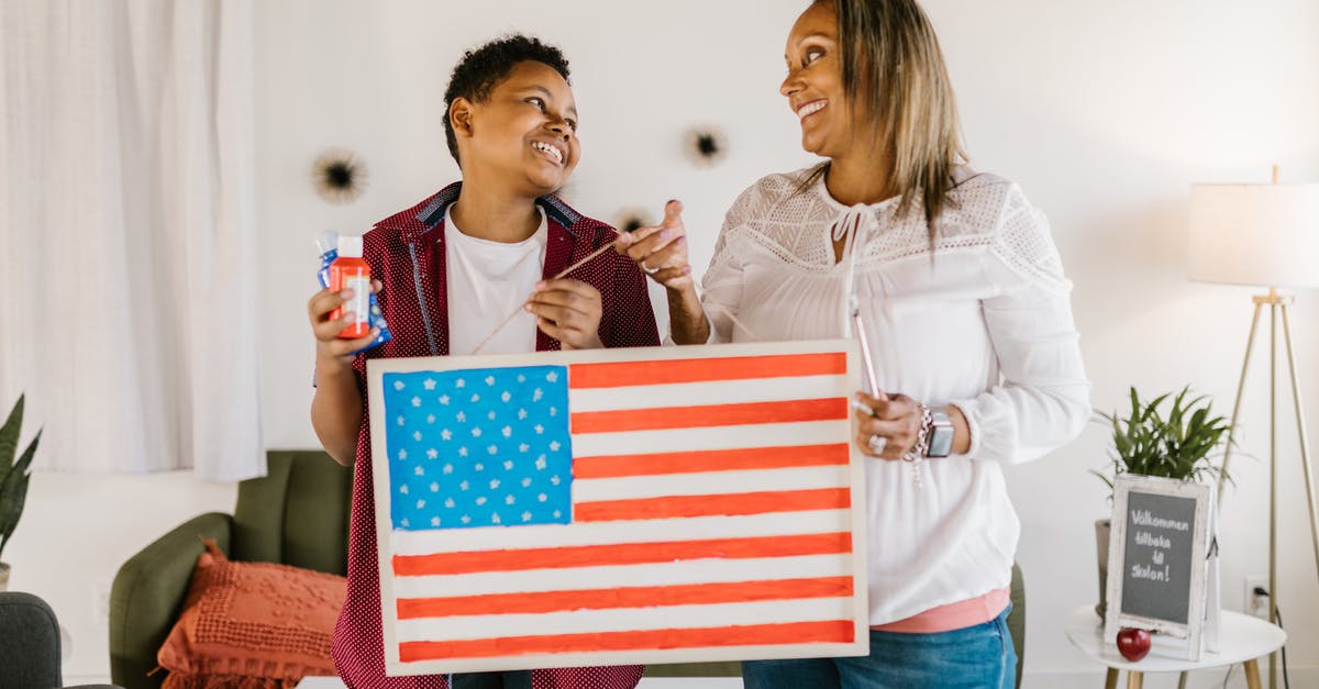 When can my mother reenter the USA after a 5-month stay? - Free stock photo of 4th of july, african american people, american flag