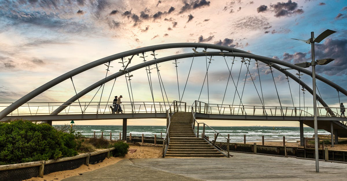 When does Immigration happen on leaving Australia - Gray Metal Bridge Under Blue Sky