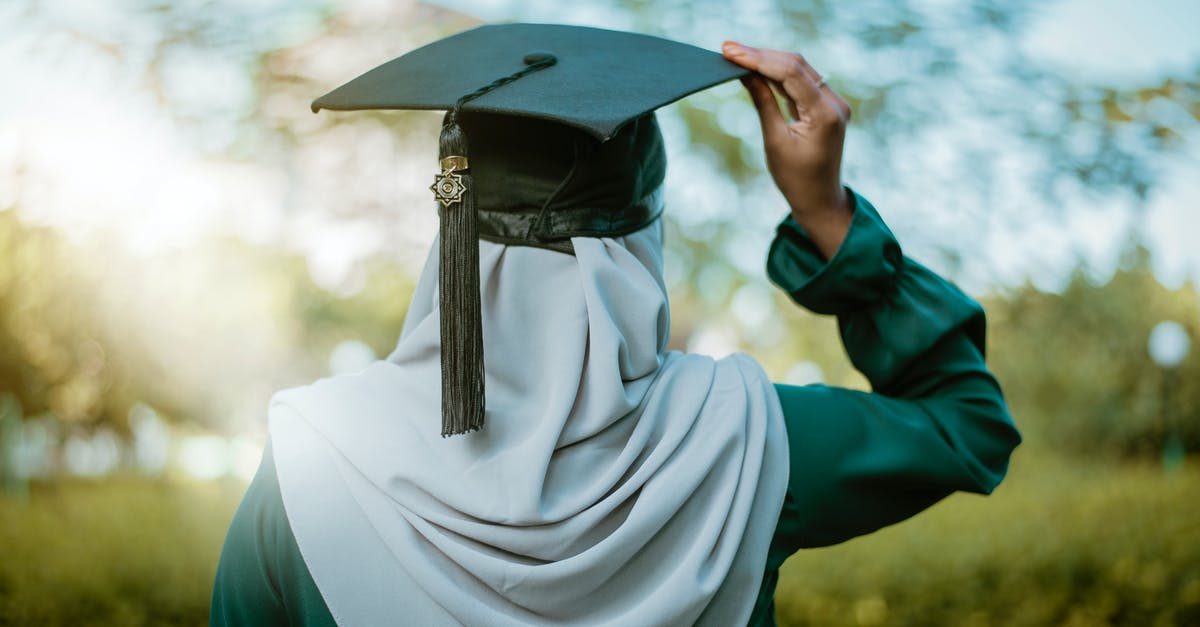 When travelling to China, does the Hijab have to be removed? - Person in Blue Academic Dress