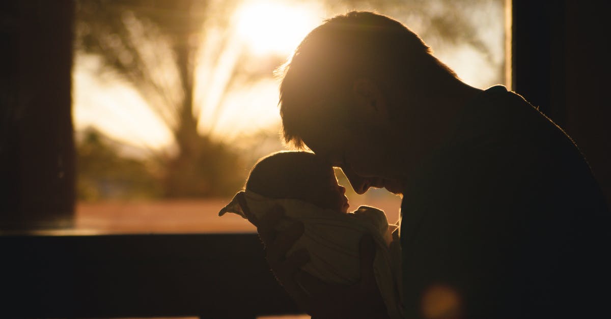 Where's this dale in Sunrise Hill, Alberta? - Man Carrying Baby Drawing Their Foreheads