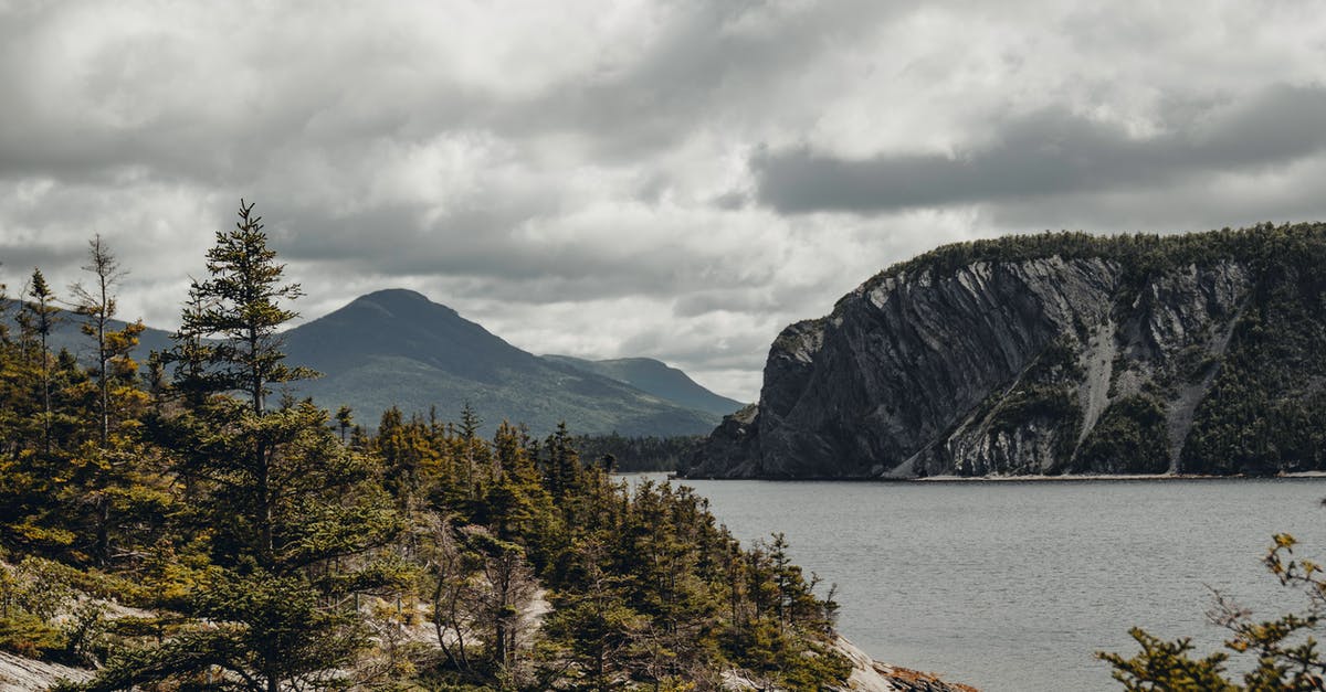 Where's this in Gros Morne National Park? - Rock Formation with Trees in Gros Morne National Park, Canada