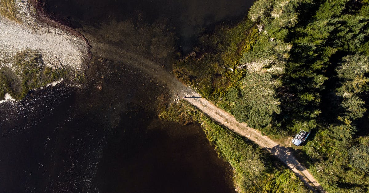 Where's this lookout in Nova Scotia? - Aerial Photography Of Road Near Trees